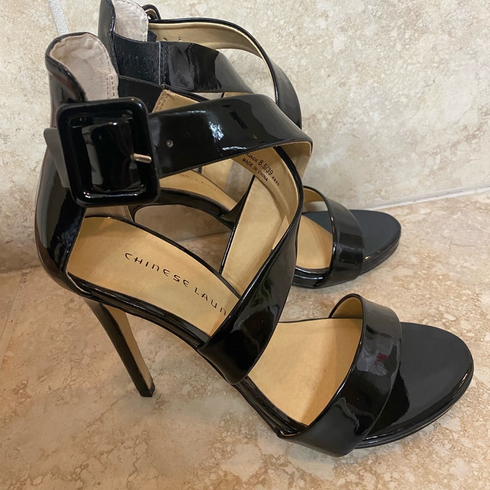 Chinese Laundry Blackjack strappy heels